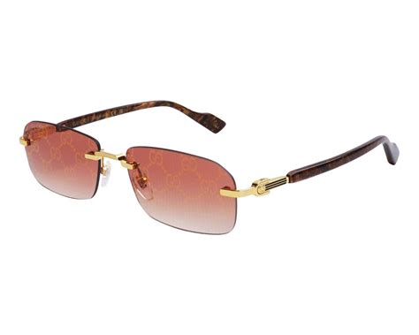 gucci core 56mm round semi-rimless sunglasses|gg1221s.